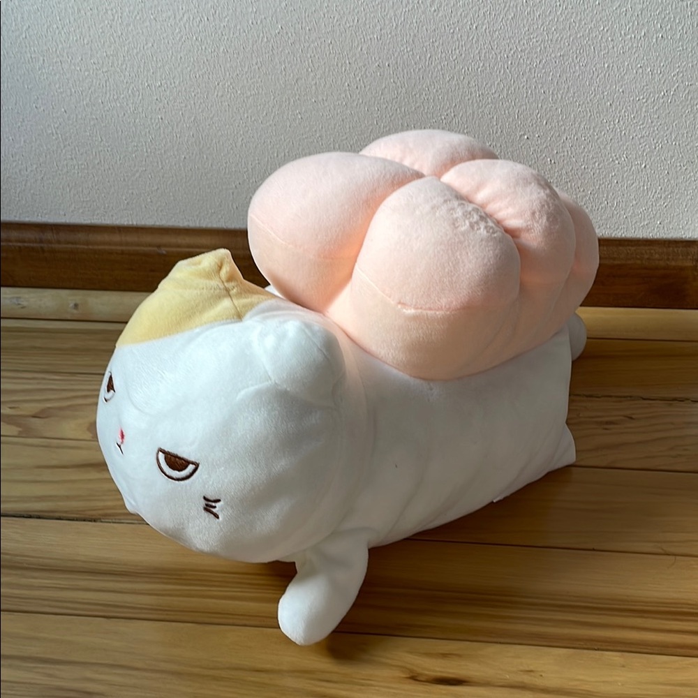 miniso cat plush shrimp sushi
